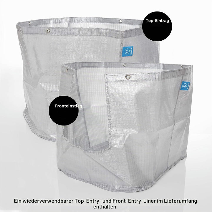 Modkat XL Katzenklo- Top-Entry oder Front-Entry konfigurierbar, Sieht gut aus, reduziert die Litter