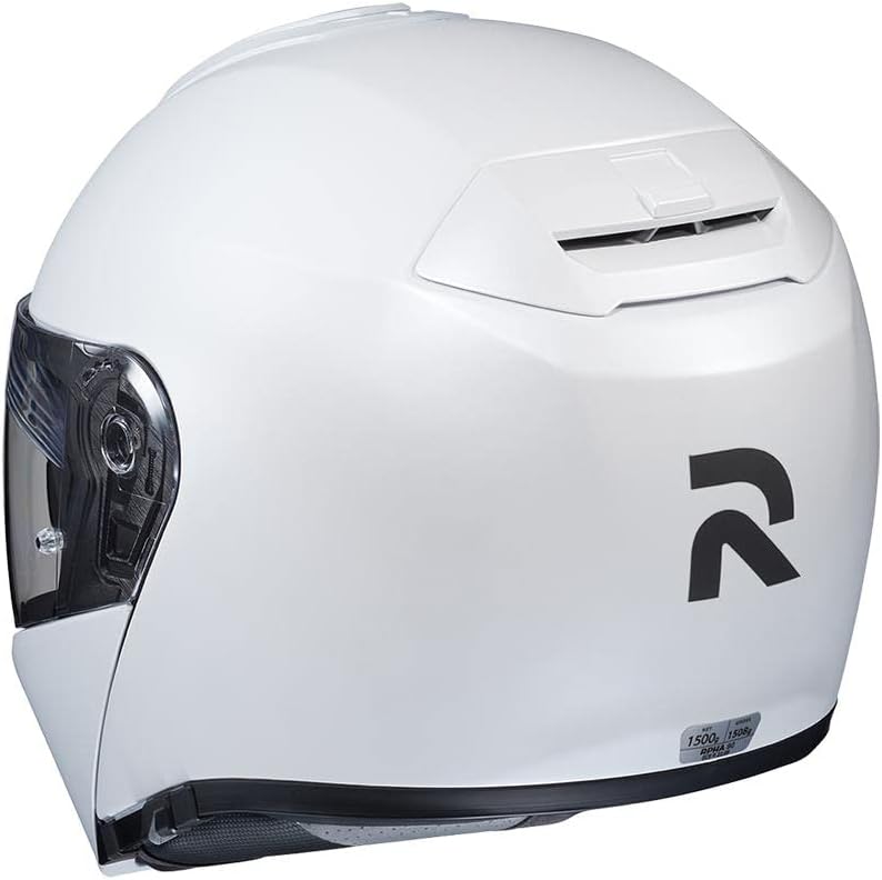 HJC Helmets R-PHA-90S SEMI FLAT WHITE L L Weiss, L Weiss