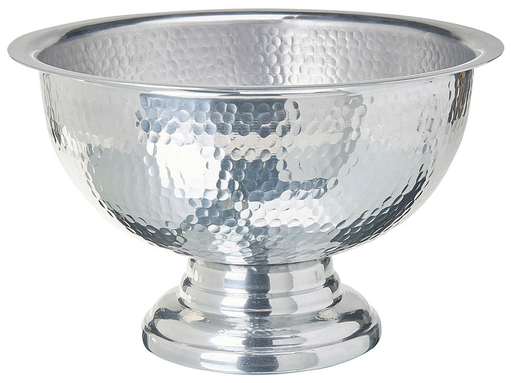 Champagner Kühler gepresste Metallschale silber ⌀ 36 cm Tiwanaku