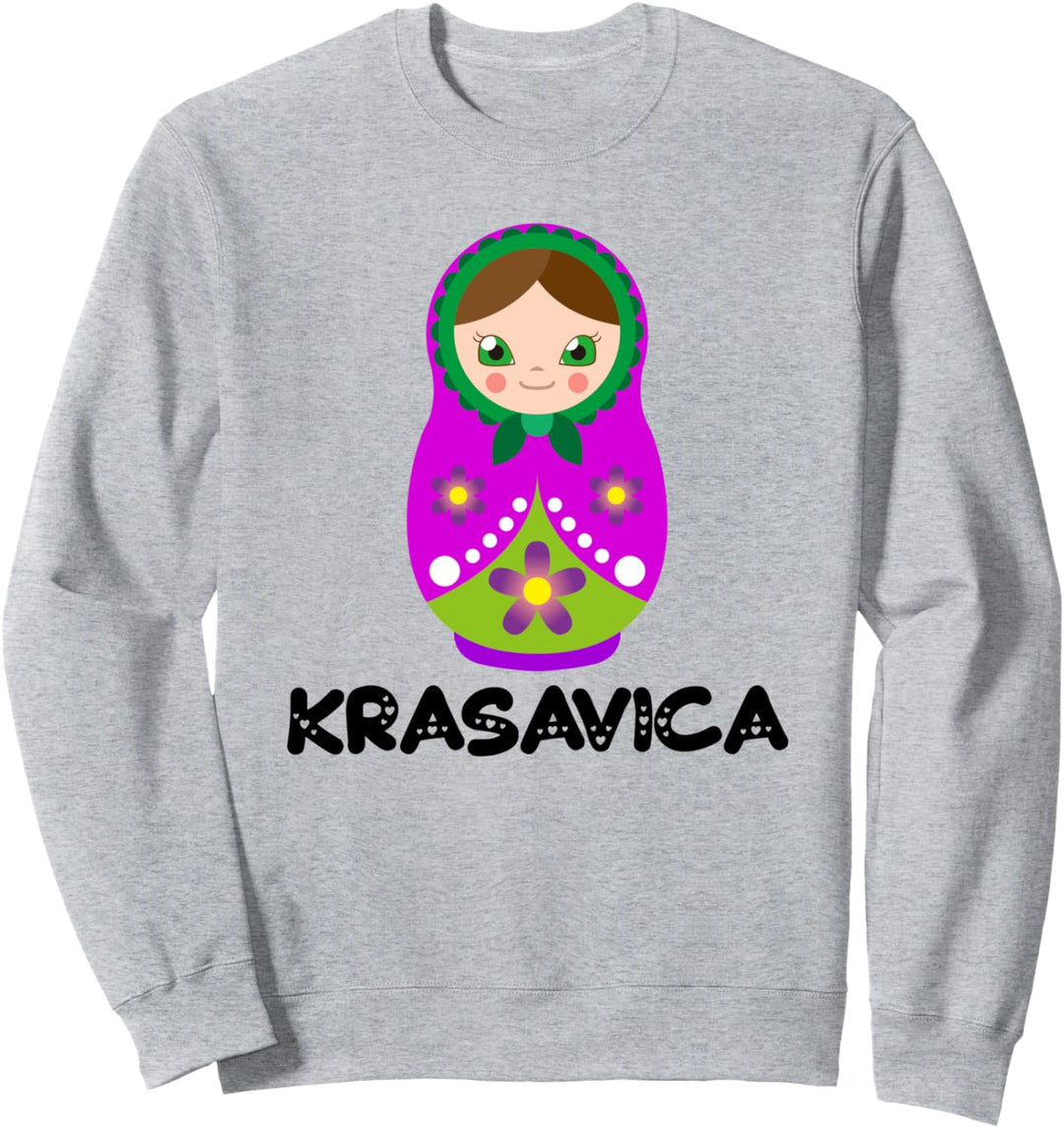 Matryoschka Krasawiza Matrjoschka Babuschka Puppe Russland Sweatshirt