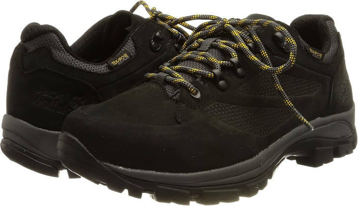 Jack Wolfskin Unisex Rebellion Texapore Low MWalking-Schuh 39.5/40 EU Phantom Burly Yellow Xt, 39.5/