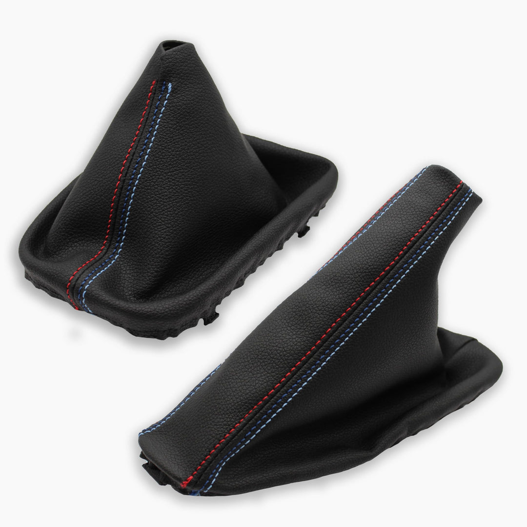 Cargaiter - Schaltsack Schaltmanschette + Handbremsmanschette Kompatibel für Bmw E46 (1990-2007) (Tr