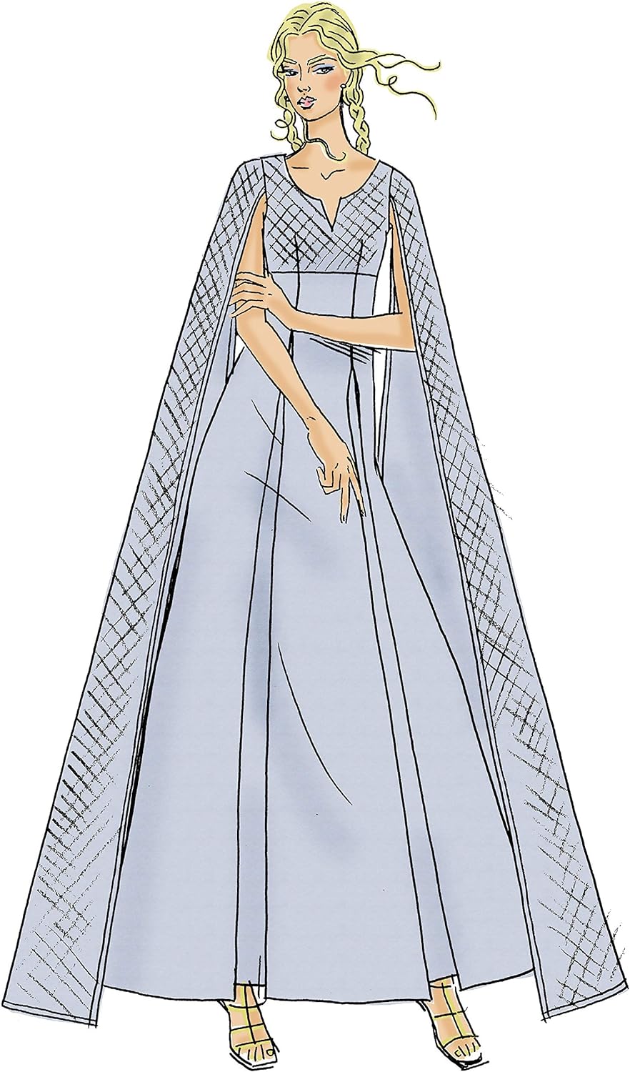 McCall's Patterns McCall's M7854A5 Women's High Fantasy Queen Cosplay Costume Sewing Pattern, Sizes
