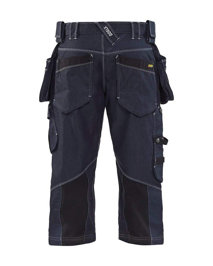 Blaklader 19921141 Handwerker-Shorts aus Stretch Cordura Denim, Marineblau/Schwarz, Grösse: C52, C52