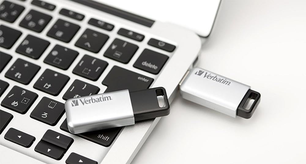 Verbatim Store 'n' Go Secure Pro USB-Stick, USB-3.2 Gen 1, 32GB, Speicherstick mit Kennwortschutz, U