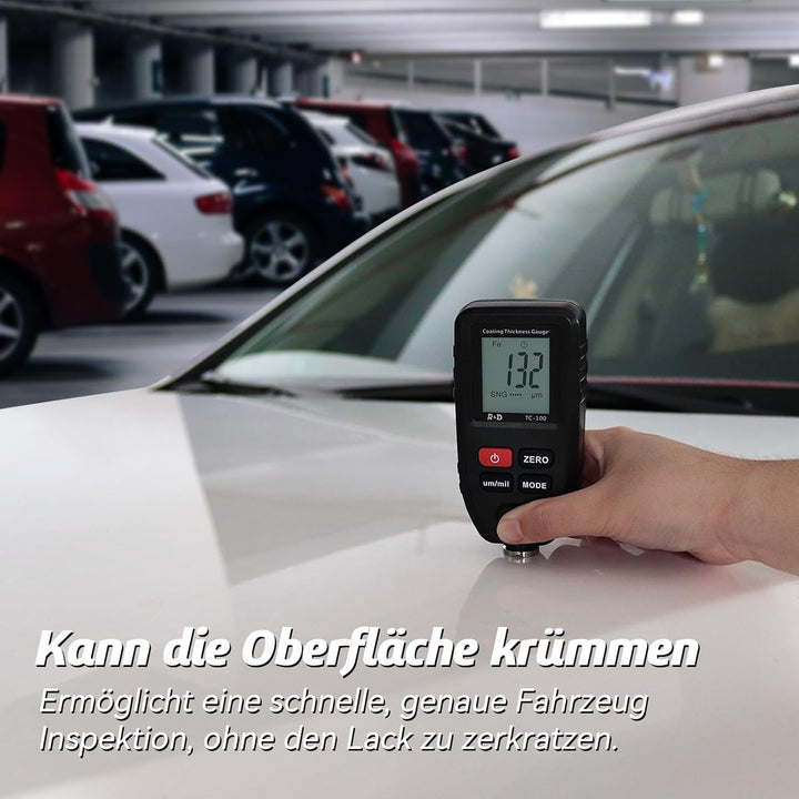 Lackschichtdickenmessgerät RDINSCOS Autolack Lackmessgerät auto Car Karosserie Schichtdickenmessgerä