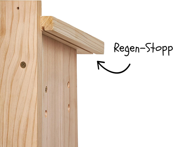 Little Birds Kamera Nistkasten für „Blink“ Kamera (Kamera Nicht ENTHALTEN) I ökologisches Massivholz