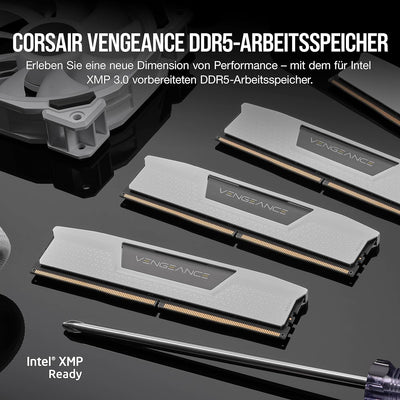 Corsair VENGEANCE DDR5 RAM 32GB (2x16GB) 6400MHz CL32 Intel XMP iCUE Kompatibel Computer Speicher -