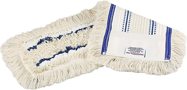 Baumwoll Wischmopp 50 cm mit Mikrofaser Ersatz für Mop Klapphalter - Wischmoppbezug , für Versiegelu