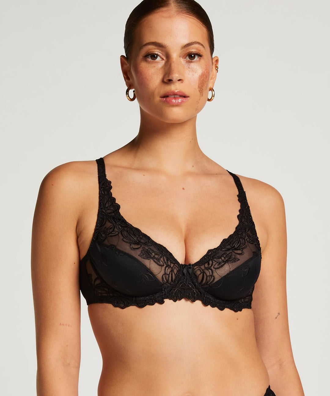 HUNKEMÖLLER Damen Mature BH 75E Schwarz, 75E Schwarz