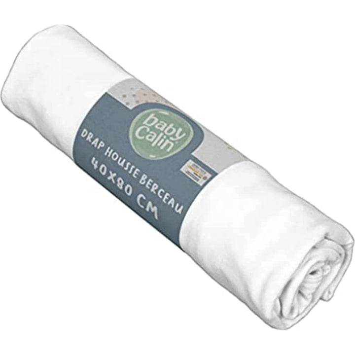 Babycalin Spannbettlaken, 100% Baumwolle, 60 x 120 cm 60 X 120 cm (1 Stuck) Elfenbein, 60 X 120 cm (