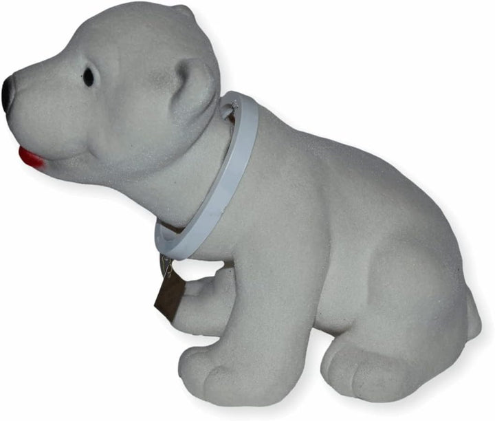 RAKSO Wackel Figur junger Eisbär Wackelfigur H 17 cm Dekofigur mit Wackelkopf