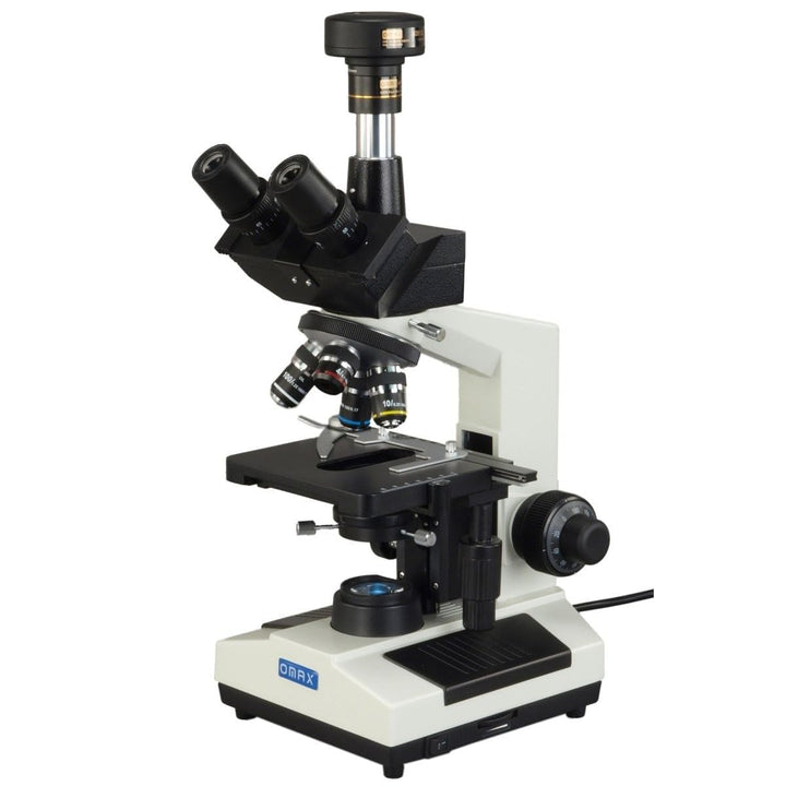 AmScope M837ZL-A191BD-C50U OMAX 40X-2500X 5MP Digital Advanced Oil NA1.25 Dunkelfeld-Trinokular-Comp