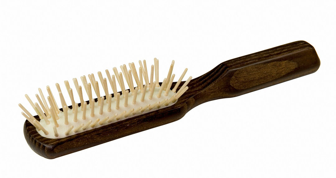 REDECKER 730005 Haarbürste, länglich, Ahornstifte, Thermoholz