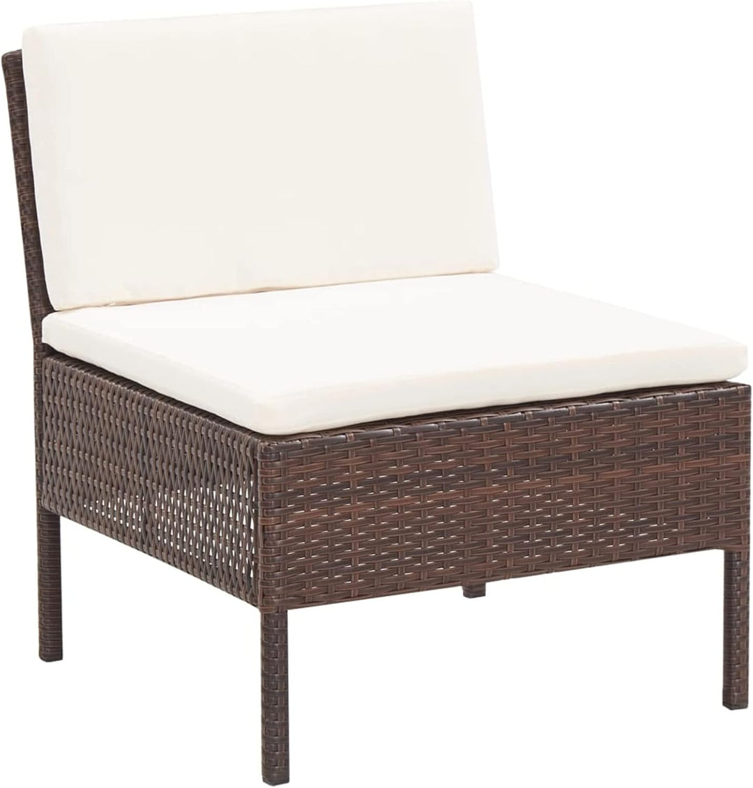 Festnight 3 Teilig Rattan Gartenmöbel Set Lounge Set balkonmobel klein Balkon balkonmobel Set Balkon