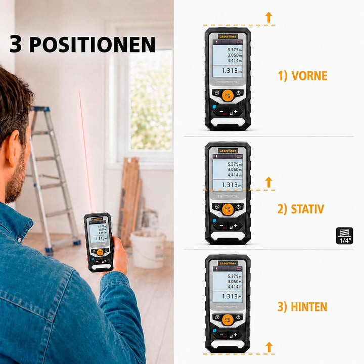 Laserliner Laser Entfernungsmesser, DistanceMaster DistanceMaster Plus 80, DistanceMaster Plus 80