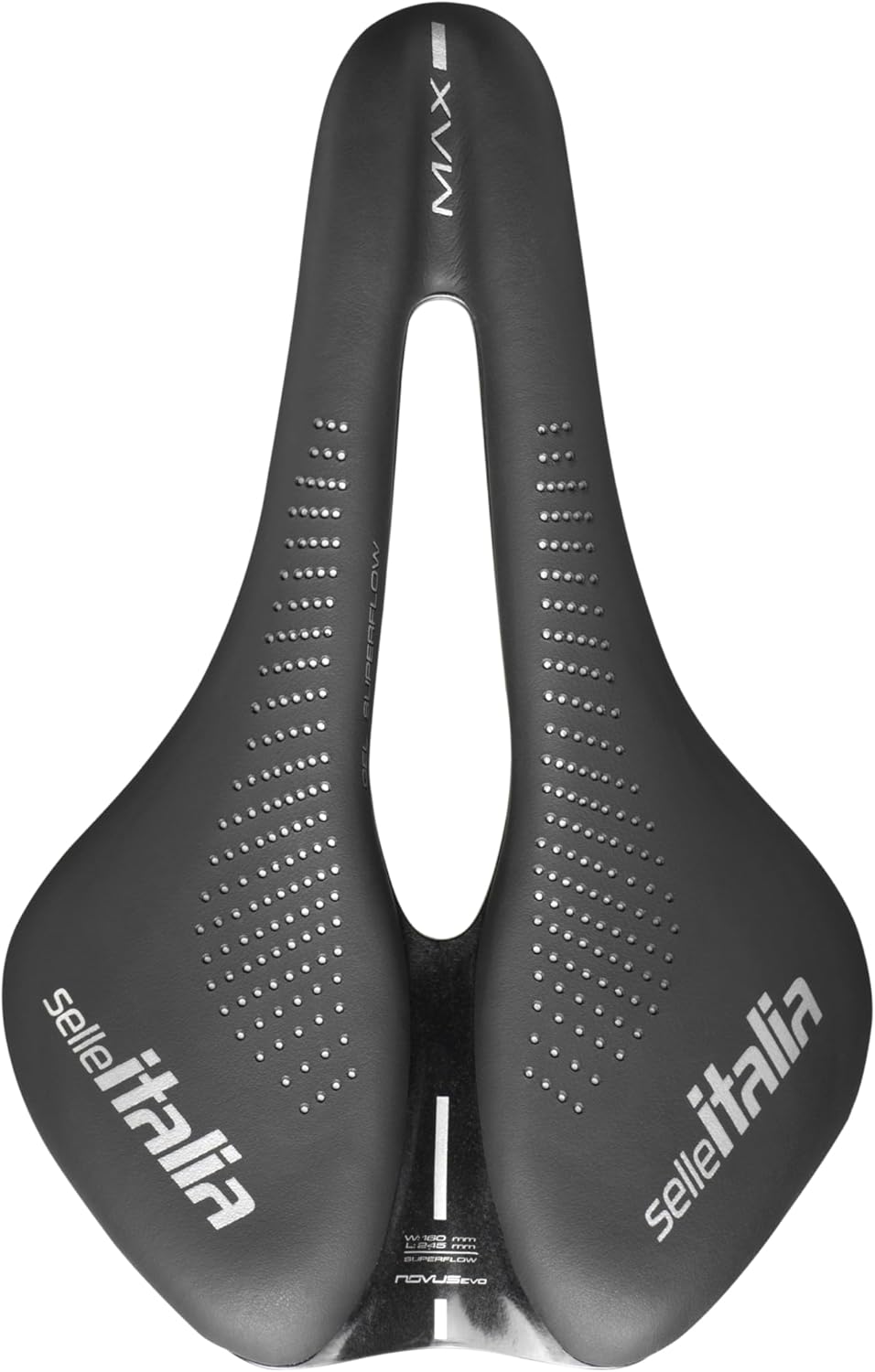 MAX NOVUS EVO Boost Gel Superflow Sattel schwarz - L3