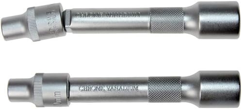 9 x Kipp-Verlängerungen Satz Kippvierkantantrieb 1/4" + 3/8" + 1/2"-Antrieb für Knarren, Ratschen, D