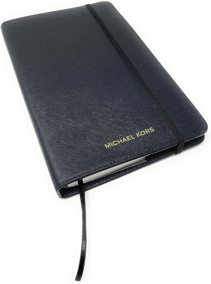 Michael Kors Stifte Tasche und Notizbuch Notizblock Kosmetiktasche Notiz Set (Schwarz), Schwarz
