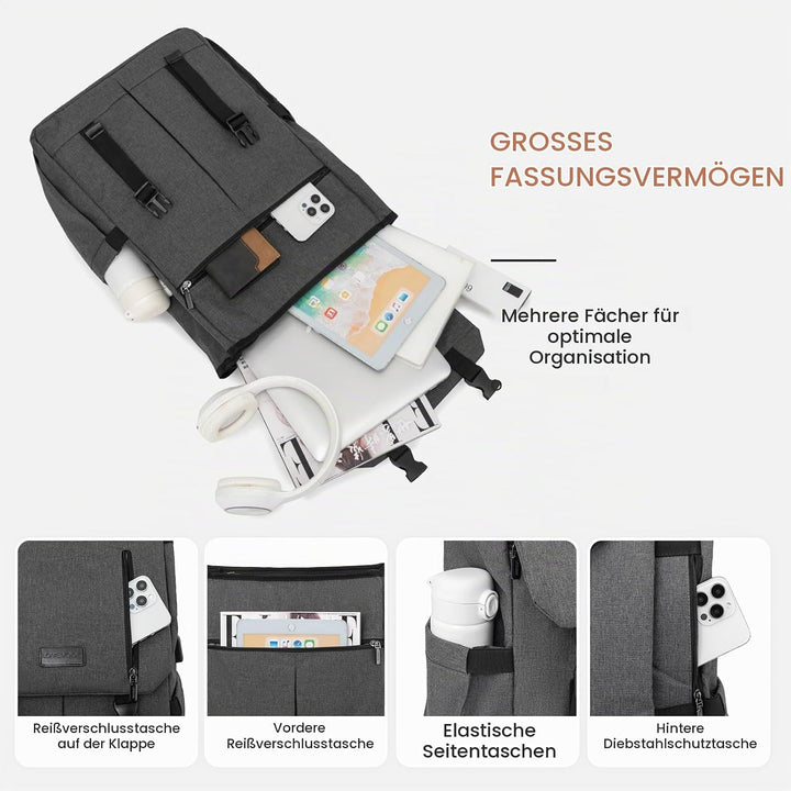 LOVEVOOK Rucksack Damen Herren 15.6 Zoll Laptop Schulrucksack Teenager Schulranzen Mädchen Jungen Ba