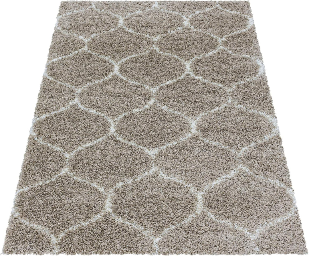 Hochflor Teppich Wohnzimmer im Skandinavischen Stil Skandinavisches Design Läufer Teppich Flauschige