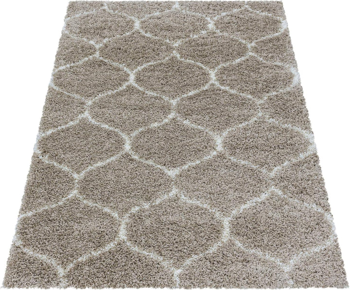 Hochflor Teppich Wohnzimmer im Skandinavischen Stil Skandinavisches Design Läufer Teppich Flauschige