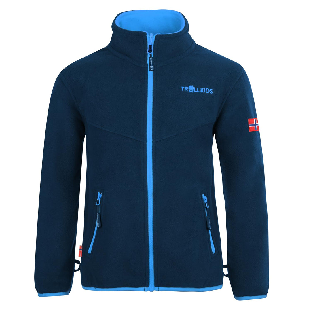 Trollkids Kids Oppdal Jacket XT 98 Marineblau/Mittelblau, 98 Dark Navy