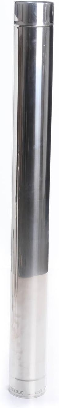 Edelstahl Kaminrohr Ofenrohr Rohr Heizung Rauchrohr Schornstein Abgasrohr Sanierung 250mm 330mm 500m