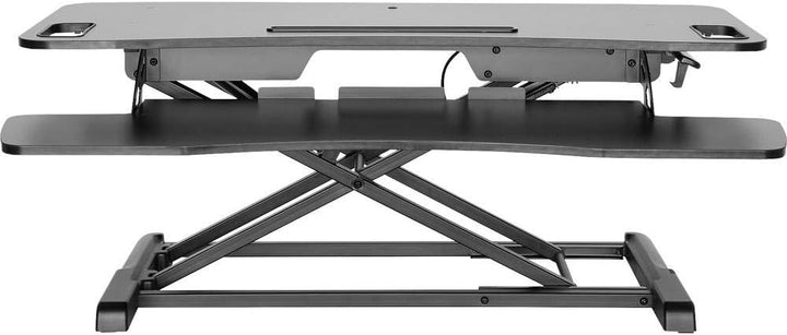 DIGITUS DA-90380-1 Höhenverstellbarer Sitz/Steh Arbeitsplatz, Schwarz