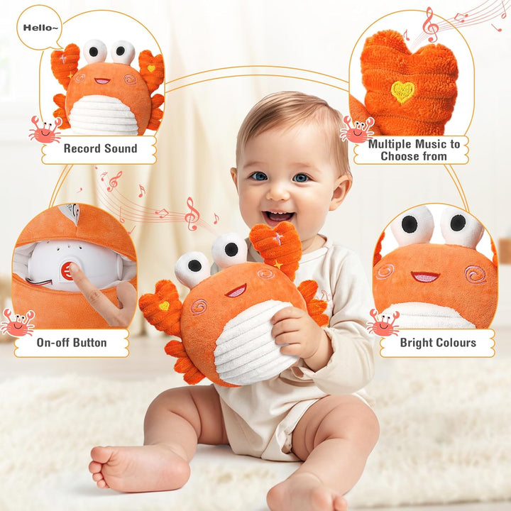 Vanplay Krabbe Baby Spielzeug, Baby Spielzeug 6 Monate Musikalische Krabbelspielzeug Geschenk 1 Jahr