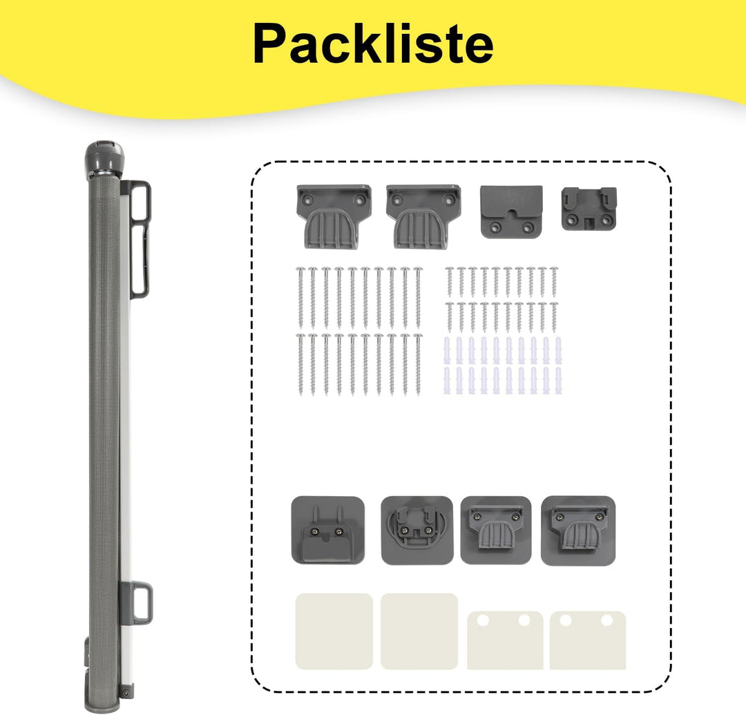 Jopassy Treppenschutzgitter 0-180cm, Türschutzgitter Ausziehbar, Baby Absperrgitter Schutzgitter Tre
