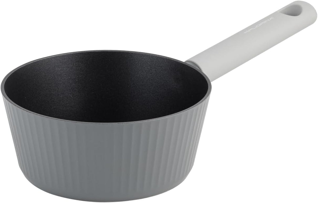 FLORINA Aluminium Kasserolle Serrano 18 cm I Kasserolle mit Soft-Touch-Griffen I Leichte und robuste