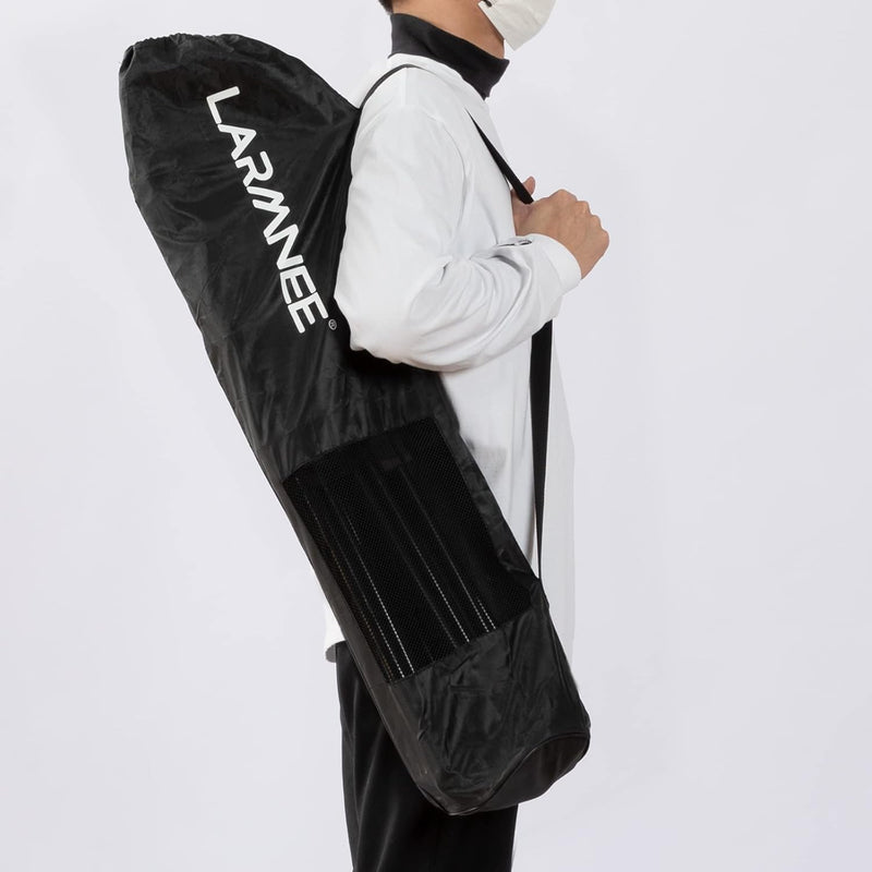 LARMNEE Badmintonnetz, Tennisnetz, 300cm|400cm|500cm Federballnetz höhenverstellbar, Set bestehend a