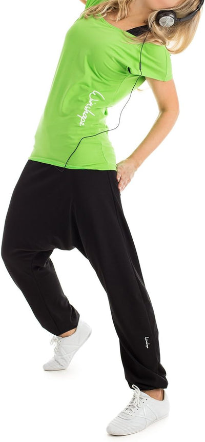 WINSHAPE Damen Dance-Shirt Wtr12 Freizeit Fitness Workout T-Shirt XS Apfelgrün, XS Apfelgrün