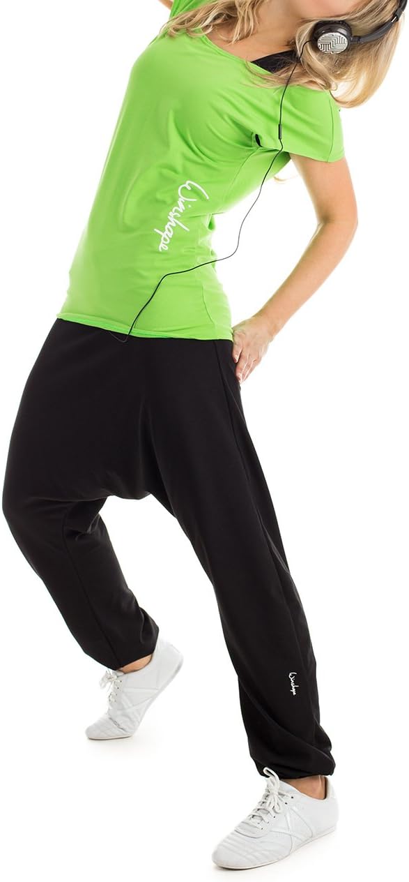 WINSHAPE Damen Dance-Shirt Wtr12 Freizeit Fitness Workout T-Shirt XS Apfelgrün, XS Apfelgrün