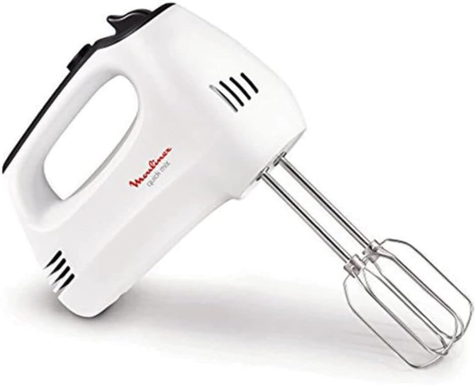 Moulinex hm3101 SBATTITORE Quick Mix Elektro mit Schneebesen und Haken impastatori 300W, 300W