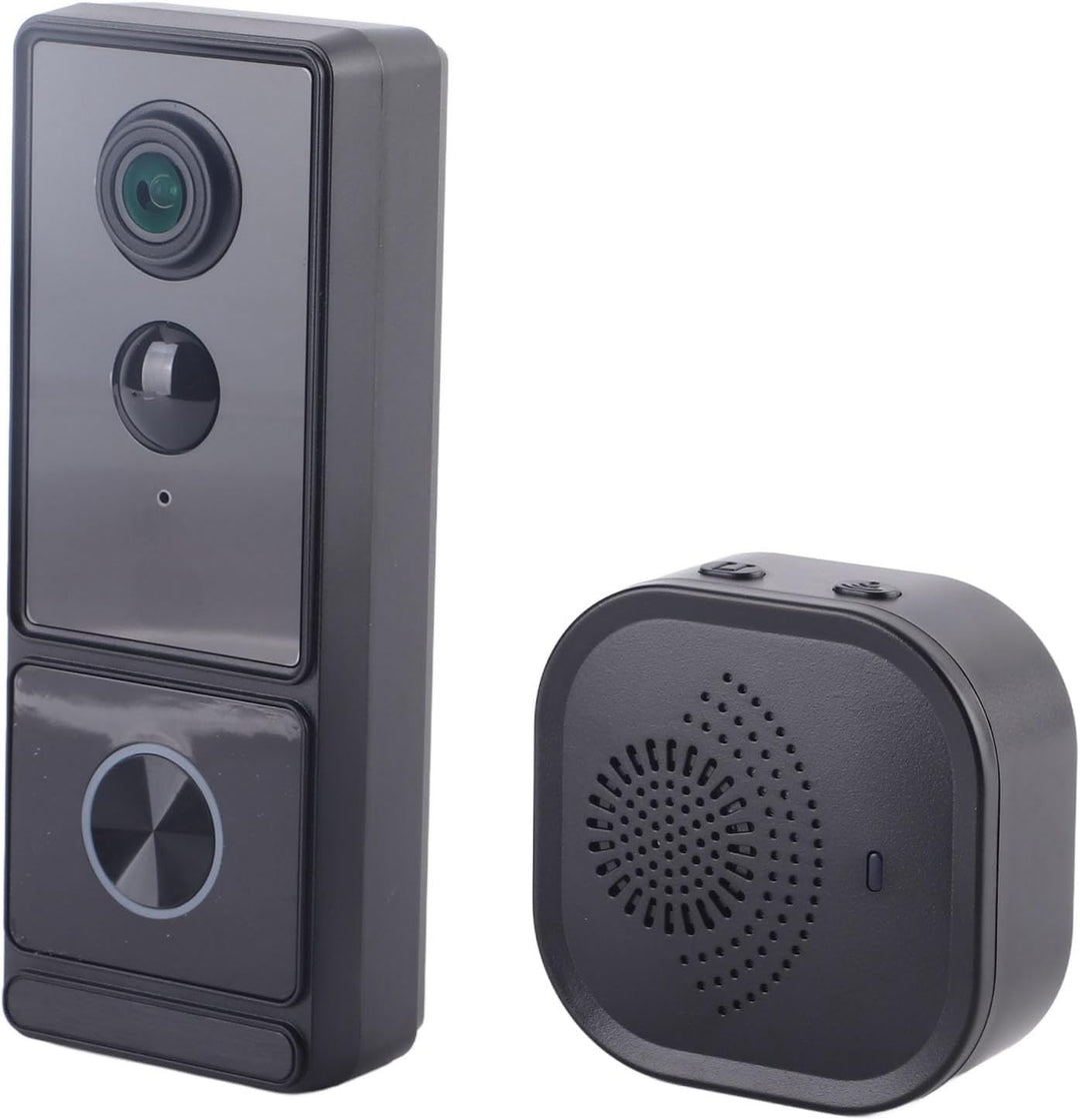 1080P Smart Video-Türklingel, 5G WiFi Zwei-Wege-WLAN-Türklingelkamera, Lange Akkulaufzeit, PIR-Erken