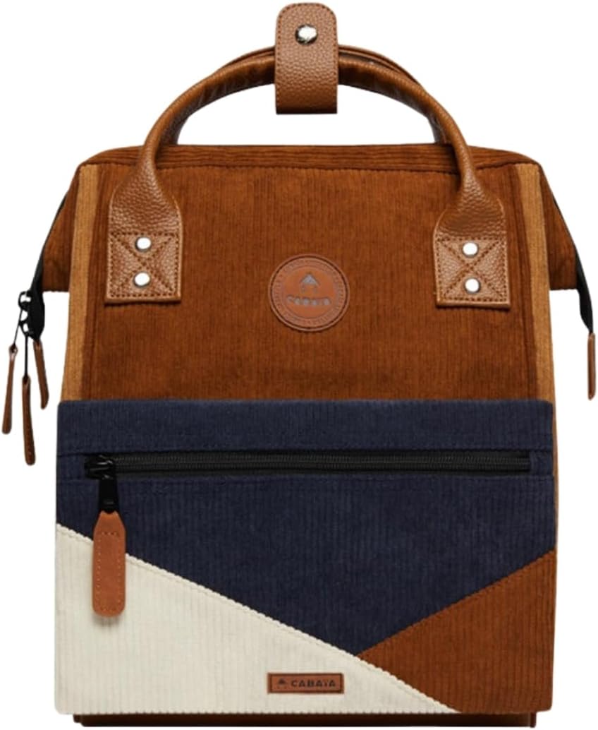 Cabaïa - Rucksack - Adventurer + 2 Vordertaschen - Wasserabweisend - Tagesrucksack - Modell Paris S