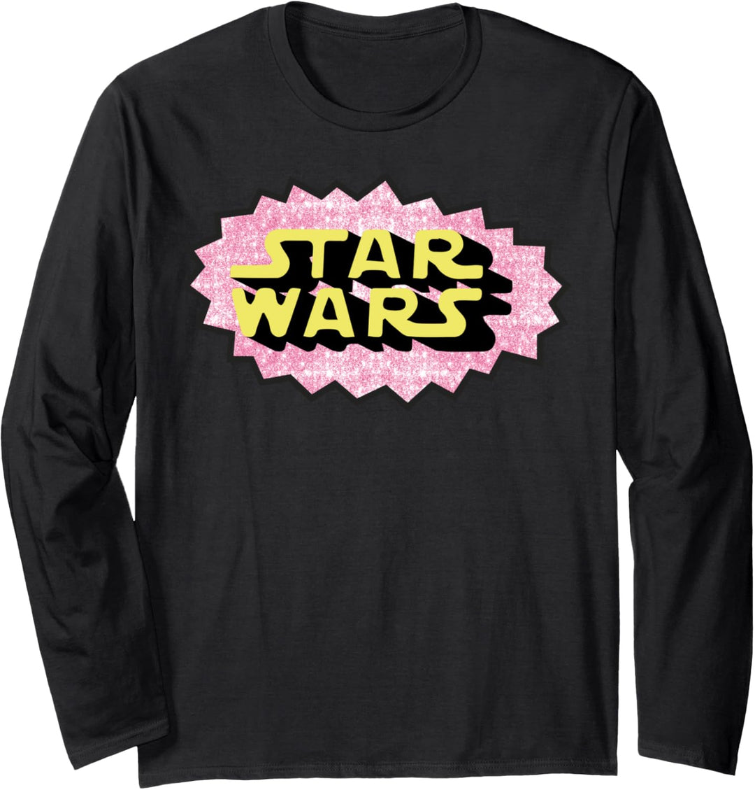 Star Wars Cute Cartoon Logo Langarmshirt