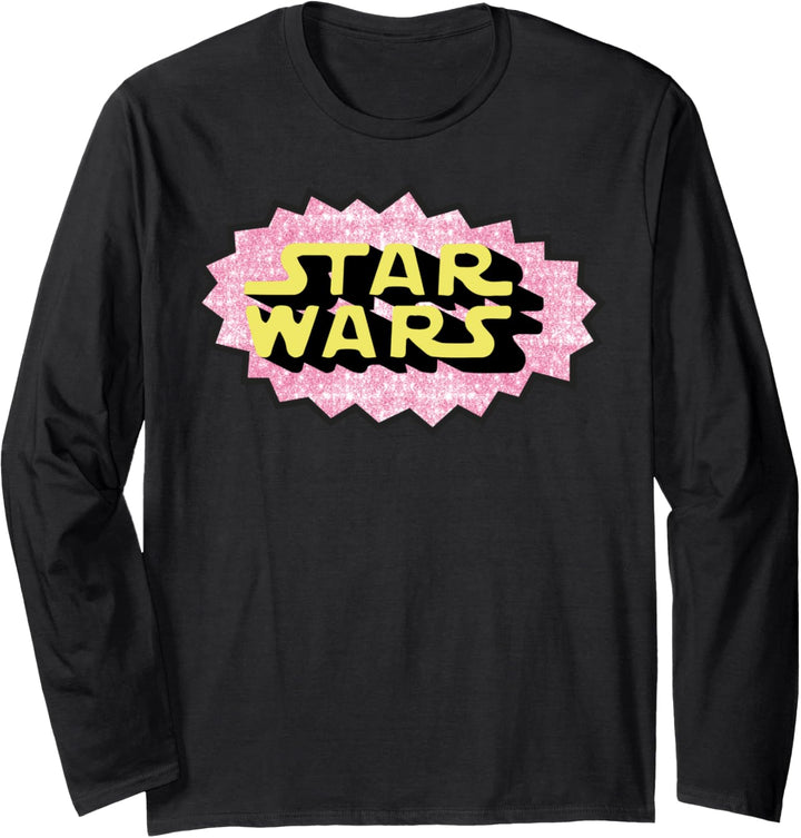 Star Wars Cute Cartoon Logo Langarmshirt