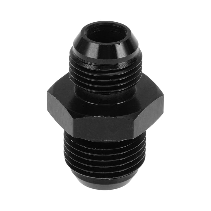 A ABSOPRO Male Flare Reducer Adapter AN10-AN8 Kraftstoffleitung Verbinder | Schwarz, Aluminium, Elox