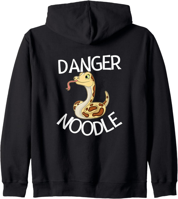 Danger Noodle Ball Python Funny Snake Kapuzenjacke