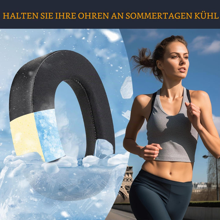 SOULWIT Kühlung Ohrpolster für Jabra Evolve2 85 – Schwarz | (Nicht kompatibel mit Elite 85H), Ohrpol