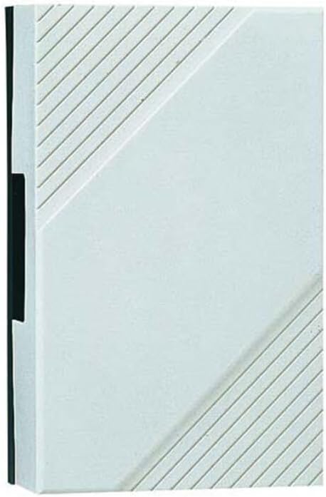 Grothe 1502611 Elektromechanisch Zwei-dauerklang, GONG 169 DKW, weiss