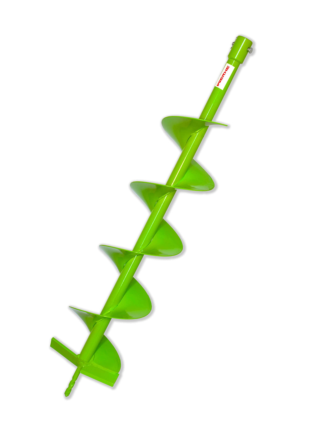 WERHE® Profi Bohrer VollStahl, Erdbohrer für bohrmaschine 150 mm extrem robust - Pfahlbohrer Brunnen