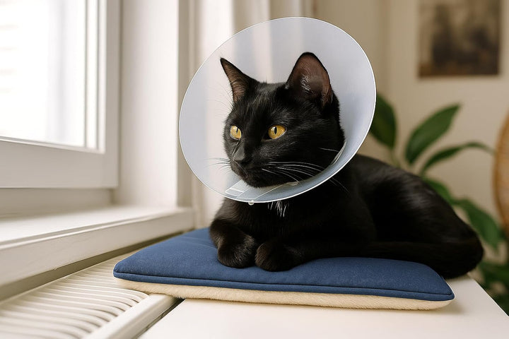 Fensterliege Smooth Katzen Fensterbank-Liege, flauschig, Waterproof & nachfüllbar mit Kräutertasche,