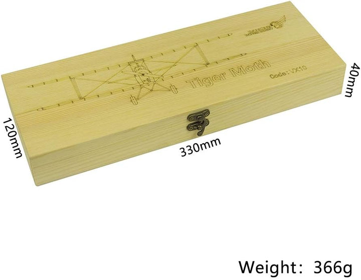 3D-Puzzles für Erwachsene DIY Tiger Motte Bi-Plane Holz Modelle, Laser Cut Balsaholz Flugzeug-Kits z