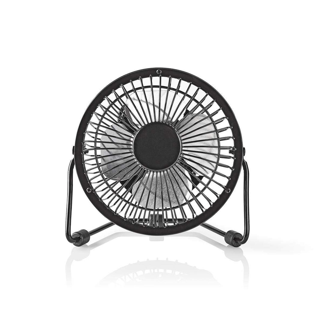 Nedis Mini-Ventilator aus Metall, 10 cm Durchmesser, Futter