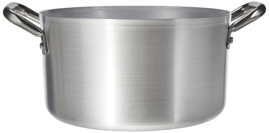Pentole Agnelli Kasserolle aus Aluminium mit 2 Griffen, Edelstahl 24 cm, 24 cm