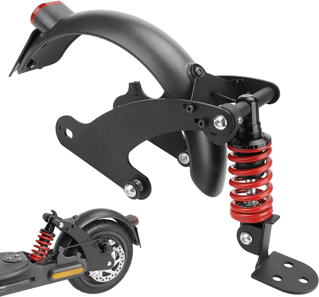 ulip Stossdämpfer-Set hinten Elektroroller Stossfänger Stossdämpfung Rücklicht Zubehör für Scooter X